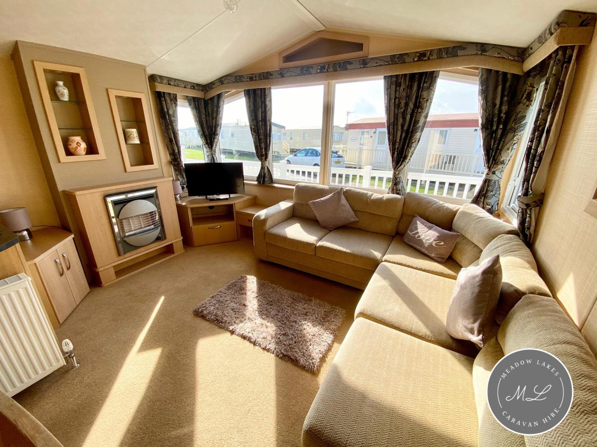 Palm Grove 132 - Pet Friendly, Wifi, Central Heating, Close To Shops And Beach - Meadow Lakes Caravan & Lodge Hire Chapel Saint Leonards Eksteriør billede